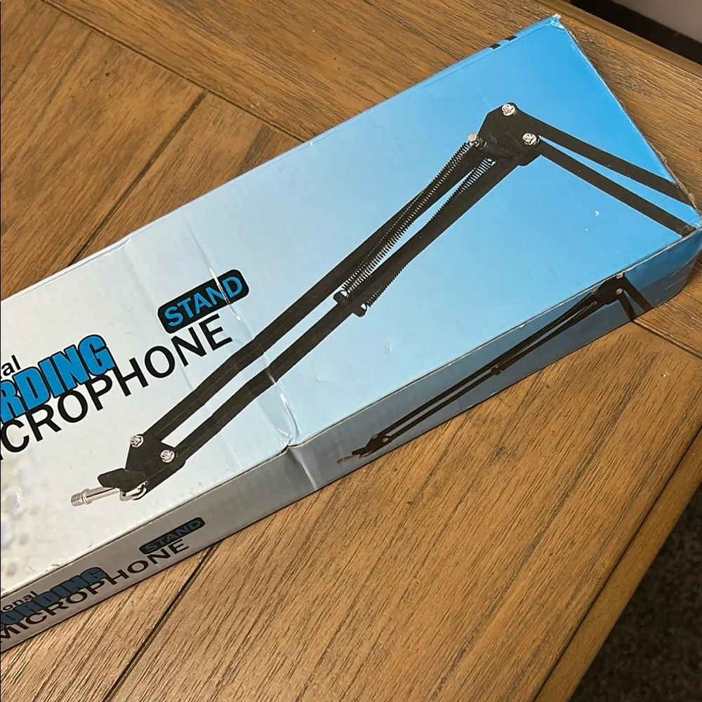 Professional Recording Microphone Stand - Black